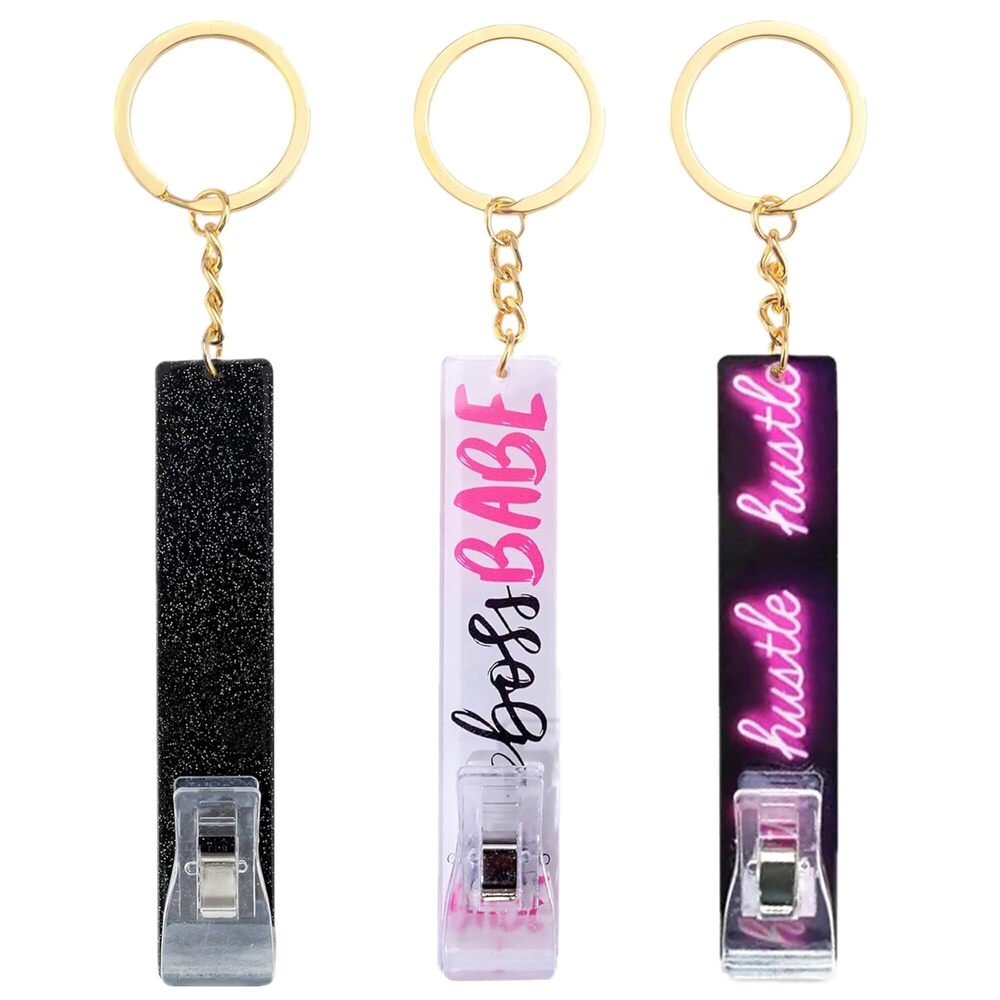 1103 Credit Card Grabber For Long Nails, Cute Acrylic Debit Bank (Clear)